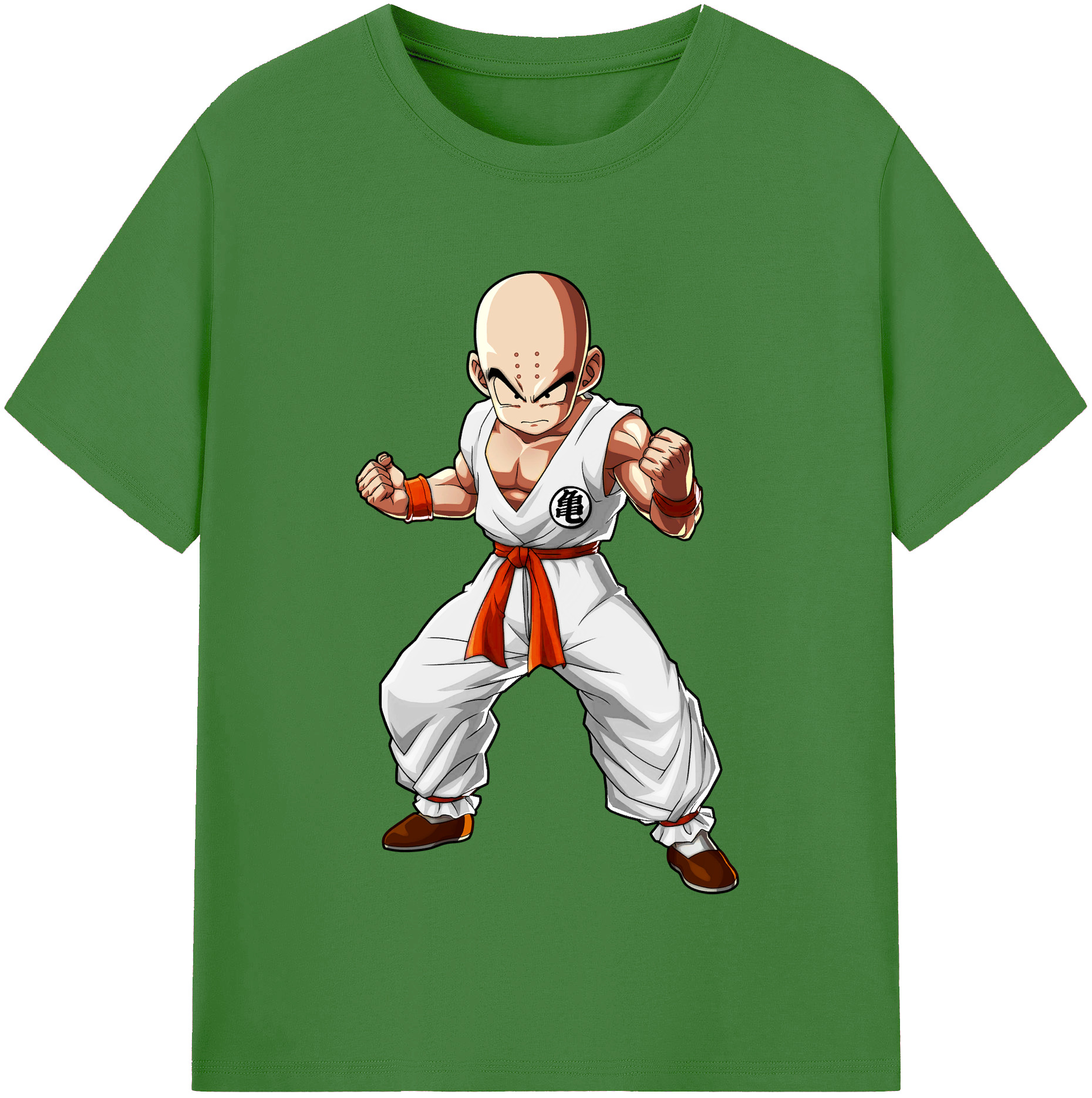 （画像用） ドラゴンボール クリリン DRAGON BALL krillin レディースカジュアルプリントTシャツ（綿100％）